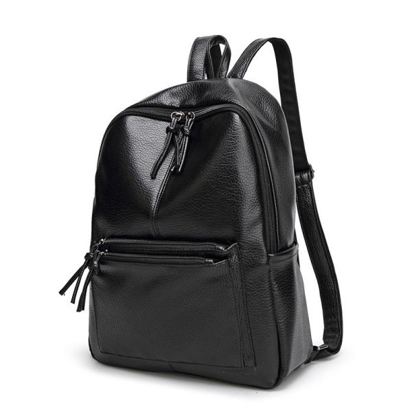 New Travel Backpack Korean Women Backpack Leisure Student Schoolbag Soft PU Leather Women Bag