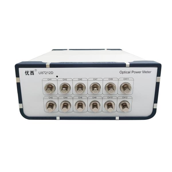 12 canais de varredura rápida medidor de potência óptica +5~-75dBm 100K taxa de amostragem