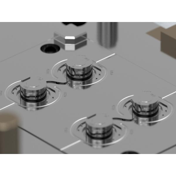 OEM / ODM: Двойная инжекционная формование и умный дверной звонок кнопка (1 * 4) No.23675 & 23676