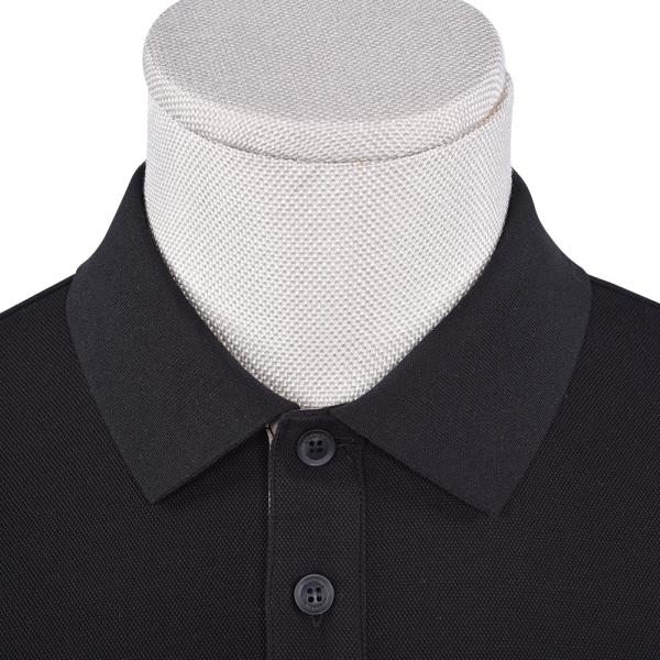 Camisas de polo de manga larga para hombres Amistad con la piel Mezcla de algodón espandéx con logotipo personalizado