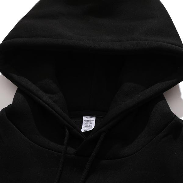 2023 Otoño-Invierno de gran tamaño Cuello de la tripulación Sudadera de algodón con logotipo de araña Impresión más sudadera de lana con capucha en tamaño M