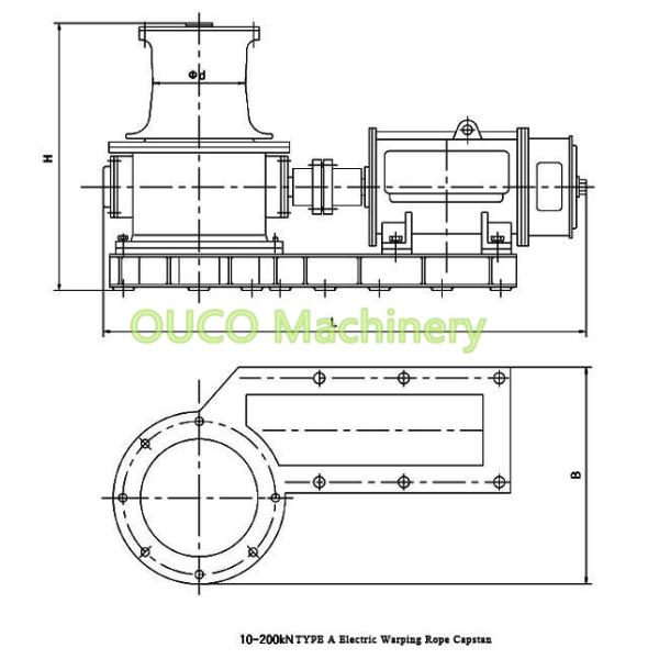 vessel winch Marine mooring Winches Anchor Winch capstan reliable design
