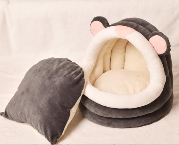 A parte superior lavável inteiramente removível do animal de estimação avaliou Cat Beds Dog Bed