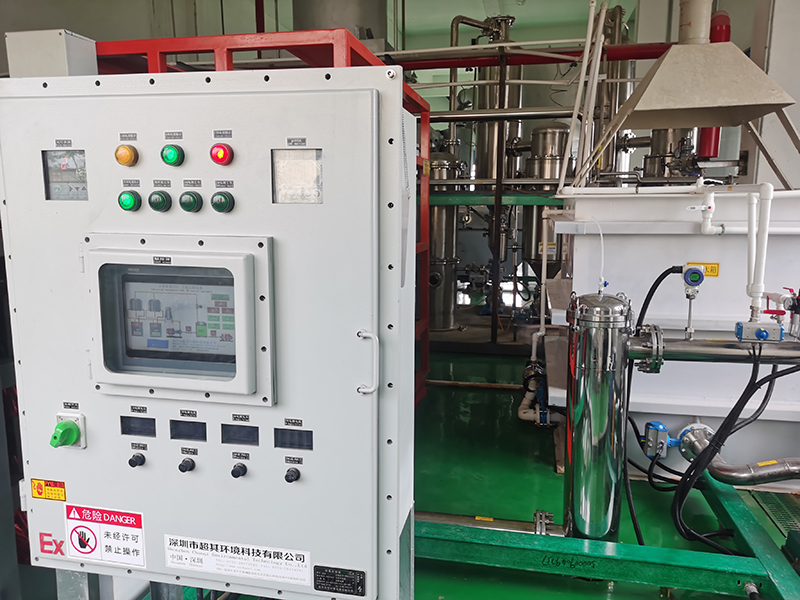 Electrochemical wastewater treatment equipment for pesticide and chemical wastewater.