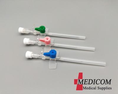 high quality  iv cannula catheter  with injection port and wings 14G 16G 18G 20G 22G 24G 26G sterile by eo gas