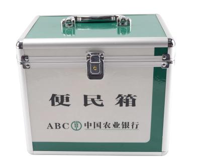 Green Acrylic Carrying Case For Accessories Aluminum Storage Box To Organize Tools