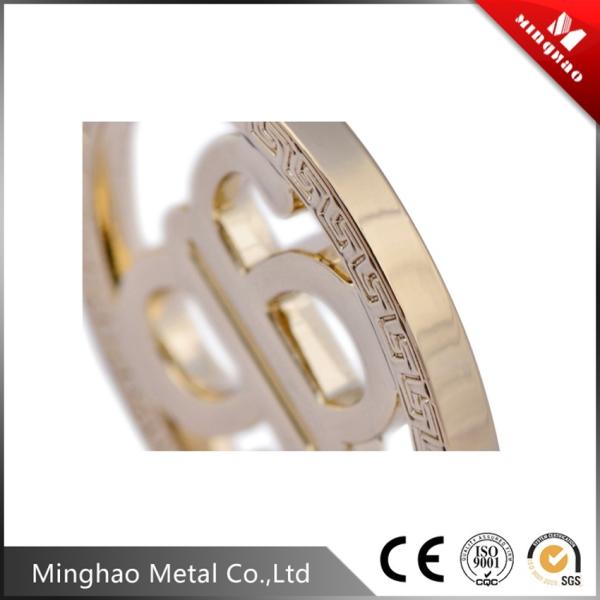 Luxury handbag metal logo tag for bag parts,Customer size,Iron Wire logo tag