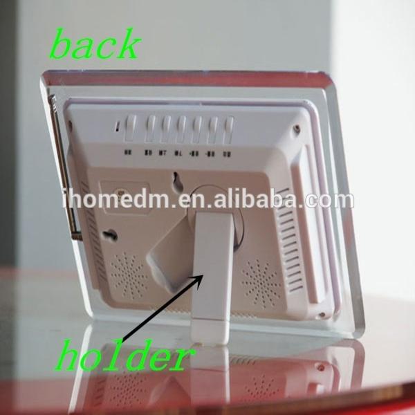 restaurant food service call system with menu holder button