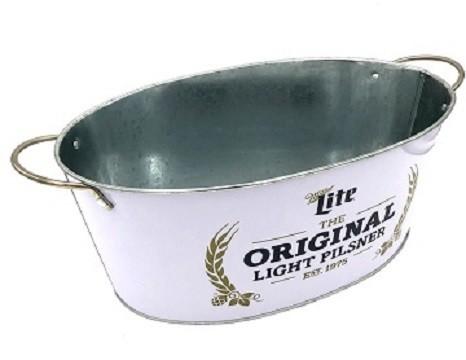 DADI Large Capacity Beverage Cooler Tub Customized Beer Tub Cooler Tinplate Metal Ice Bucket