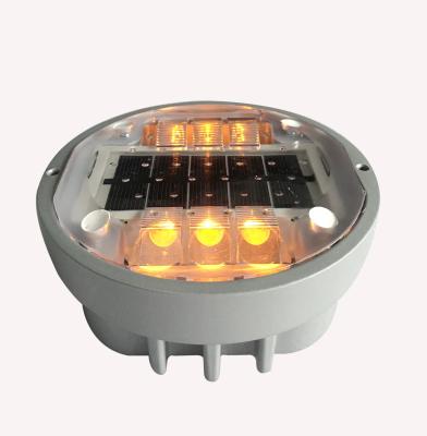 Round Anti UV PC Dia 125mm LED Solar Ground Embedded Light For Safety