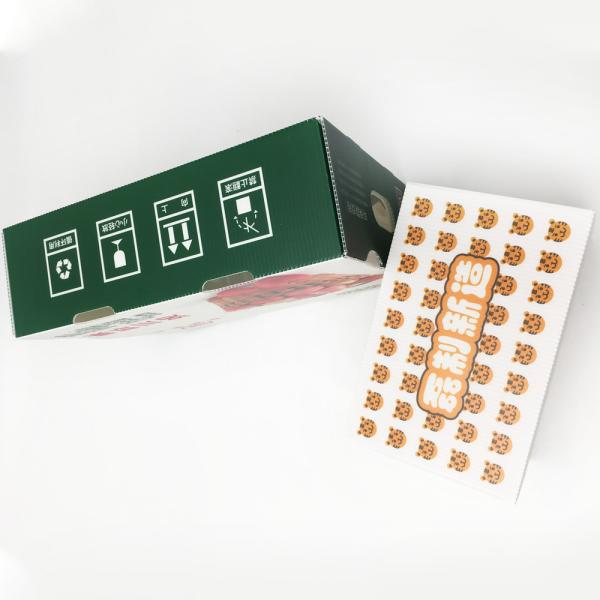 Moisture Resistance Reusable Corrugated Carton 4.0mm Plastic Turnover Box