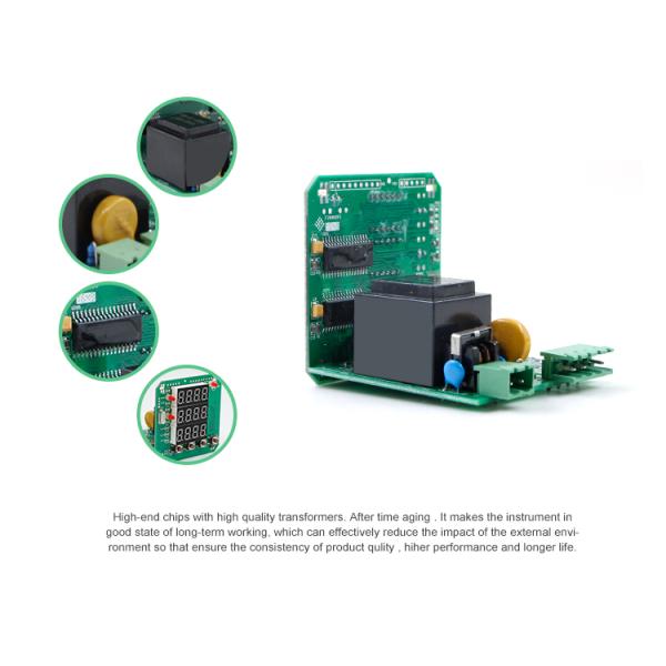 Three Phase Three Wire/Four Wire LED display digital panel meter generator Voltage Meter 80*80