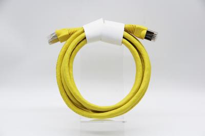 Alta velocidade Cat 6 Ethernet Patch Cable 250MHz Largura de banda RJ45 Conector PVC Jaqueta amarelo blindagem