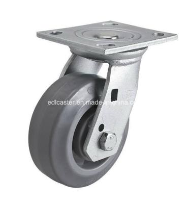 7015-56 Heavy Duty 5 300kg TPE Swivel Plate Caster with Customization Option