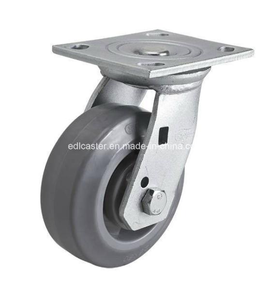 7015-56 Heavy Duty 5 300kg TPE Swivel Plate Caster with Customization Option
