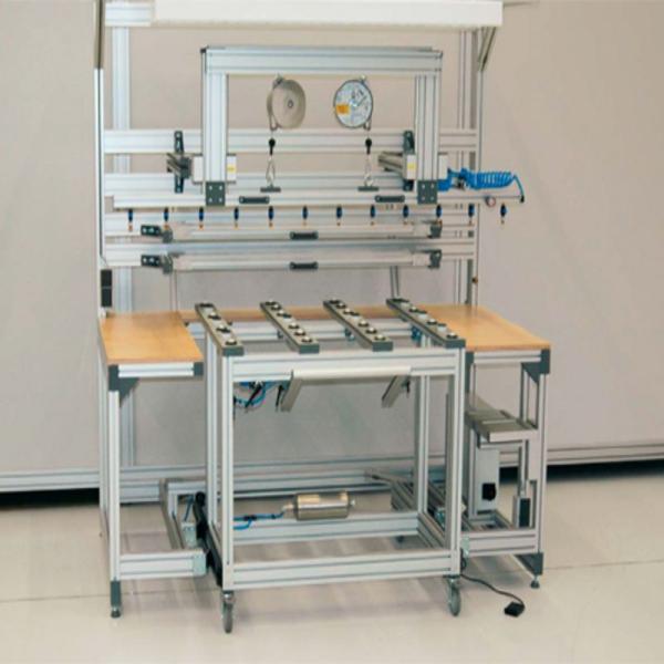 Supply Aluminum Alloy Workbench Manufacturers Aluminum Profile Workbench For Material Sorting