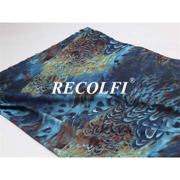 3D Direct Printing Bright Color Quilted Knit Fabric Cold Feeling Fitness Clothing