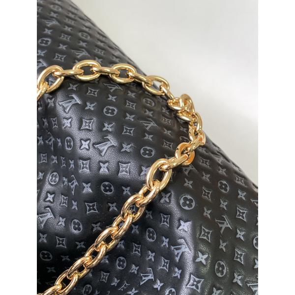Sac d'embrayage personnalisé de monogramme de cuir de vachette Louis Vuitton M45571