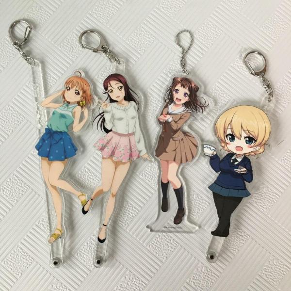 CNC Cut Anime Acrylic Charms UV Printing Attractive Personalized Custom Shaped