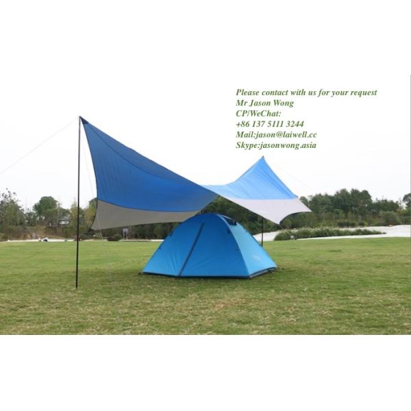 полиэстер располагаясь лагерем шатров PU3000mm 190T большого 5 8 человека 5X5 на открытом воздухе
