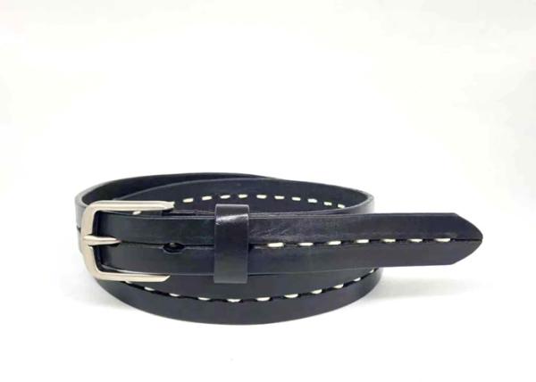 2.3cm Width Top Grain Cowhide Belt Womens For Casual Wear