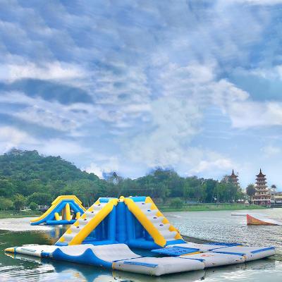 Customized Auti UV Amazing Inflatable Aqua Park With 30 People Capacity
