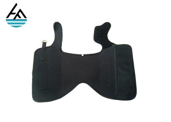 Durable Orange 5mm Neoprene Dog Coats Winter Anti Cutting Strong Support