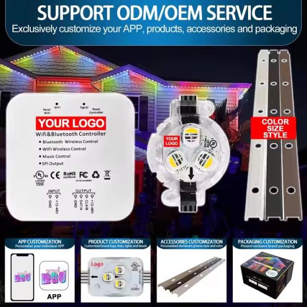 2700K LED Point Light Source Outdoor Waterproof IP68 Point LED Light