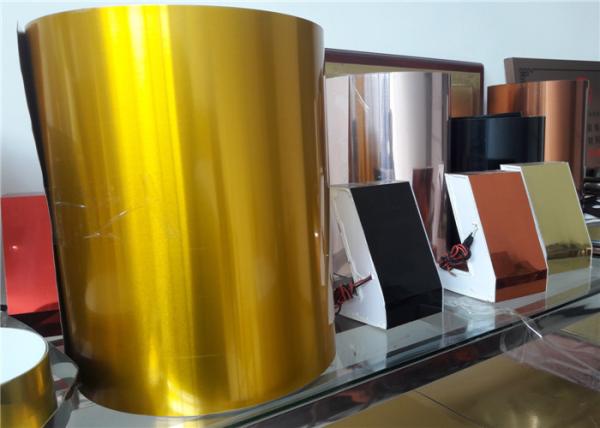 Mirror Polished Aluminum Coil , Aluminium Sheet Plate High Weather Resistance Installation Convenient