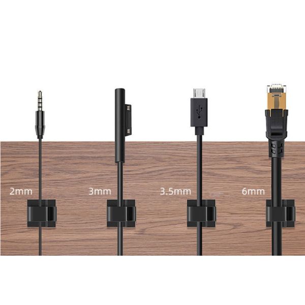Self Adhesive Cable Cord Clip Holder C Shape OEM ODM Easy Installation