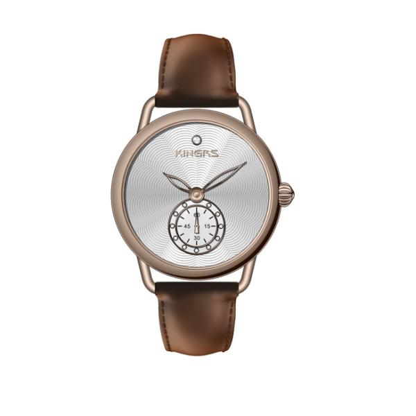 Luxury Ladies Metal Watches , Stainless Steel Waterproof Watches