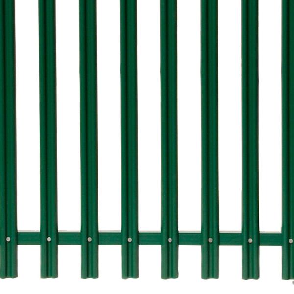 Anti Theft Powder Coated Palisade Fencing , Metal Palisade Security Fencing