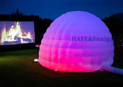 Personalização LED inflável durável iluminação de tenda de cúpula iglú tenda de festa tenda para festa