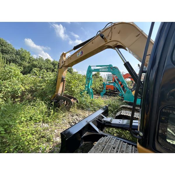 CAT307E Использованный мини-экскаватор Caterpillar с 0,33м3 ведровым ведро 7203kg