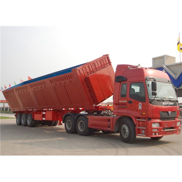 3 axle 40T 40 tons Side Tipper Trailer Hydraulic Cylinder Side Tipper Dump Semitrailer