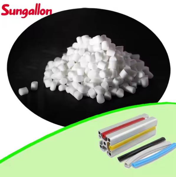 55A-75A Hardness TPR Plastic Material for Injection Molding of Home Appliance Accessories in White Opaque
