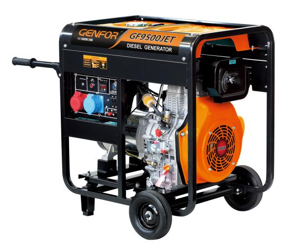 192FE Air Cooled Open Diesel Generator 7KW 25L Fuel Tank Genset Power Machine