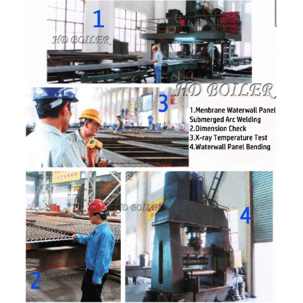 Alta presión de la pared del agua de la membrana de la soldadura al arco de argón del horno del poder