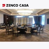 Hotel de estilo chinês Sala de banquetes mesa de jantar elétrica e cadeiras para restaurante do hotel