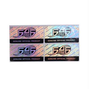 Printable Custom Hologram Stickers Fade Resistance Waterproof 3D Holographic