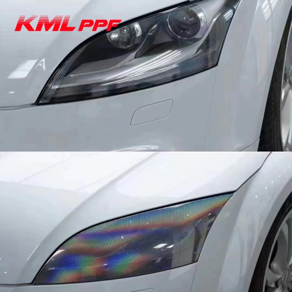 UV Proof Car Headlight Tint Protective Headlamp Film Wrap 0.3 X 15m