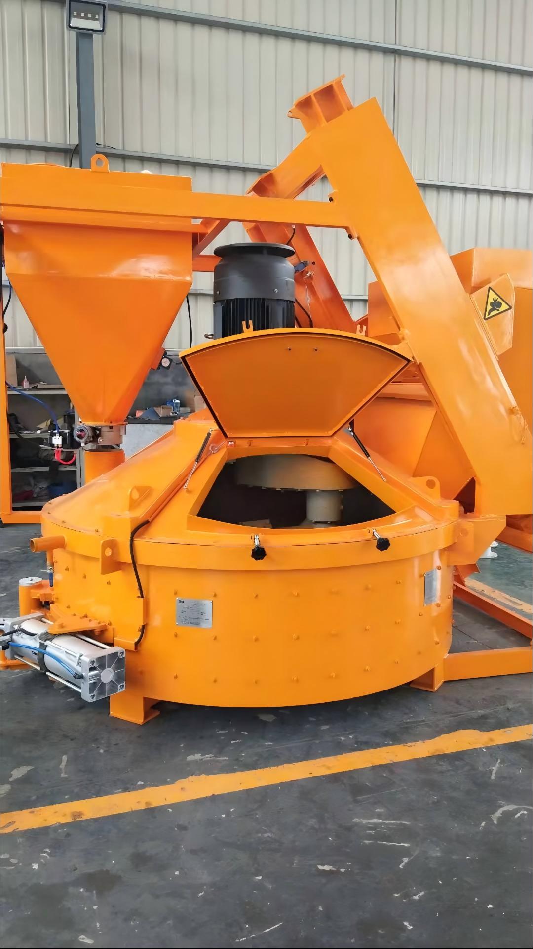 Vertical Shaft Concrete Mixer For Dry-Hard Concrete And Professional Cement Plant Equipments