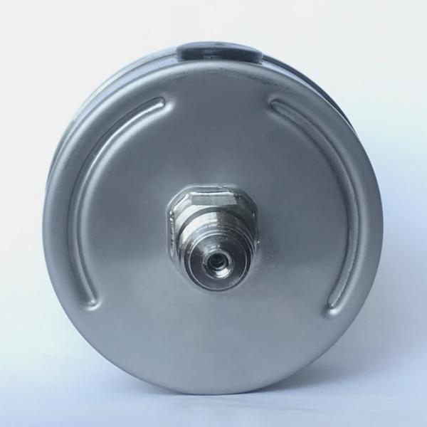 2.5 23 KN Liquid-filled Manometer 316 SS Tube/Socket All Stainless Steel Pressure Gauge for Chemical Industries