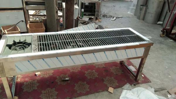 stainless steel kitchen oven worked by nature gas 2000mmx600mmx800mm stainless steel 201
