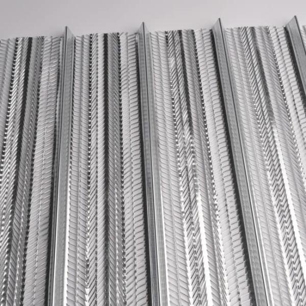 Galvanized High Rib Lath 0.5mm Thickness Zinc Coated Panel Hi Rib Mesh
