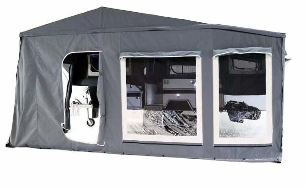 Off Road Trailer Caravan With Outdoor Kitchen External With Complete Electrical System