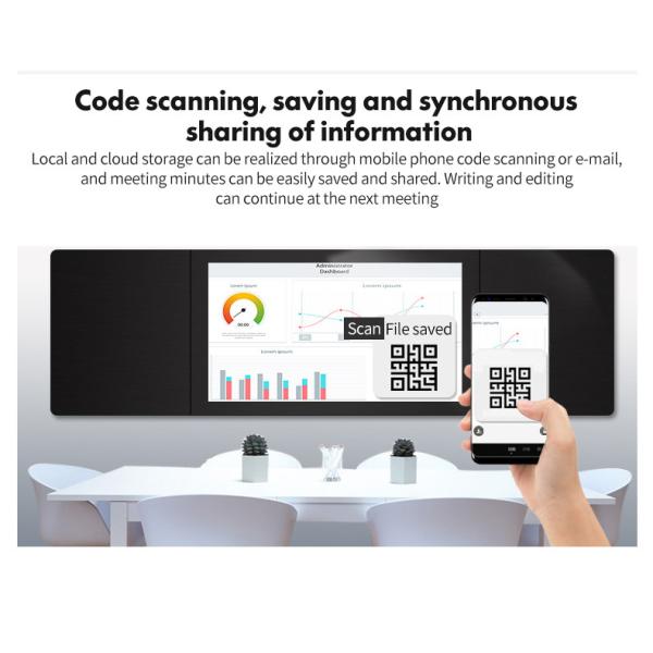 65 экран LCD взаимодействующее Whiteboard дюйма 400CD/M2 двойной касание 20 пунктов Multi