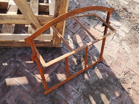 Folding Decorative Cast Iron Windows H55xW61CM For Window Mirror Decor