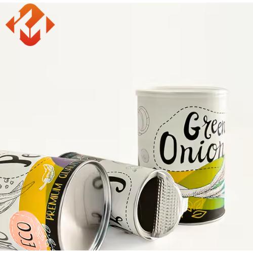 Custom Biodegradable Food Packaging Powder Food Tube Packaging Paper Tube Packaging For Tea