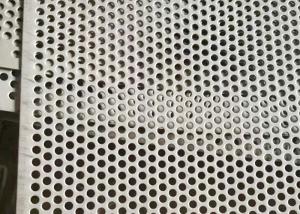 Round Hole 1.2mm 1m Width Stainless Steel Perforated Sheet